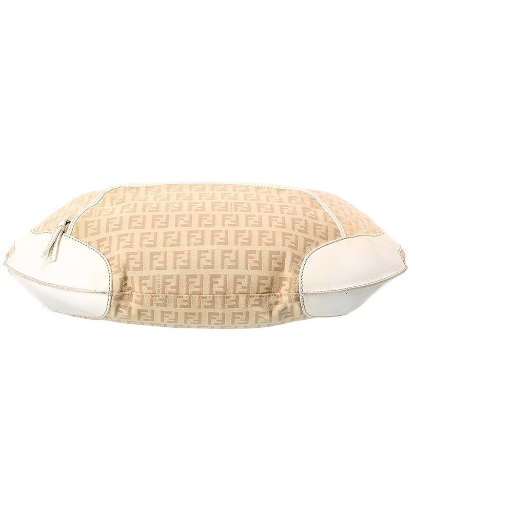 FENDI Beige Zucca-Print Canvas Zucca Chef Hobo Bag (Authentic Pre-Owned) - Picture 3 of 4